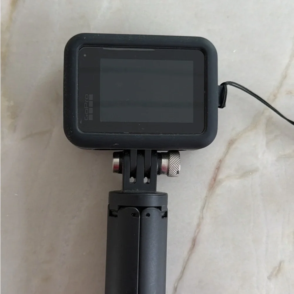 GoPro Hero 8 Black with tripod
